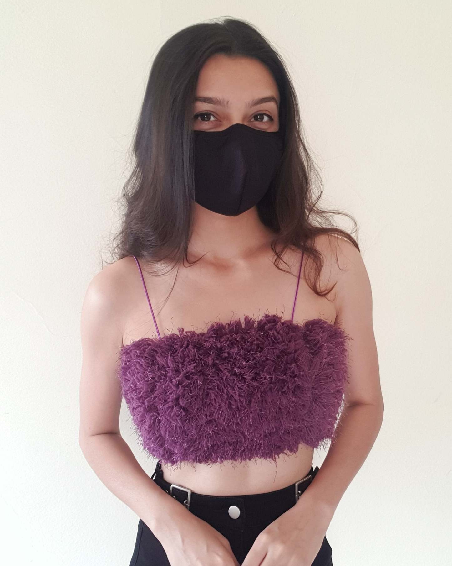 Vine Fur Cami Croptop