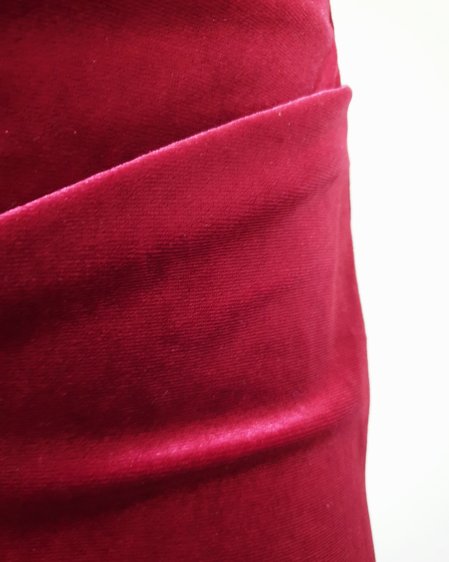 Maroon Fur Tube Velvet Ruched Bodycon Dress